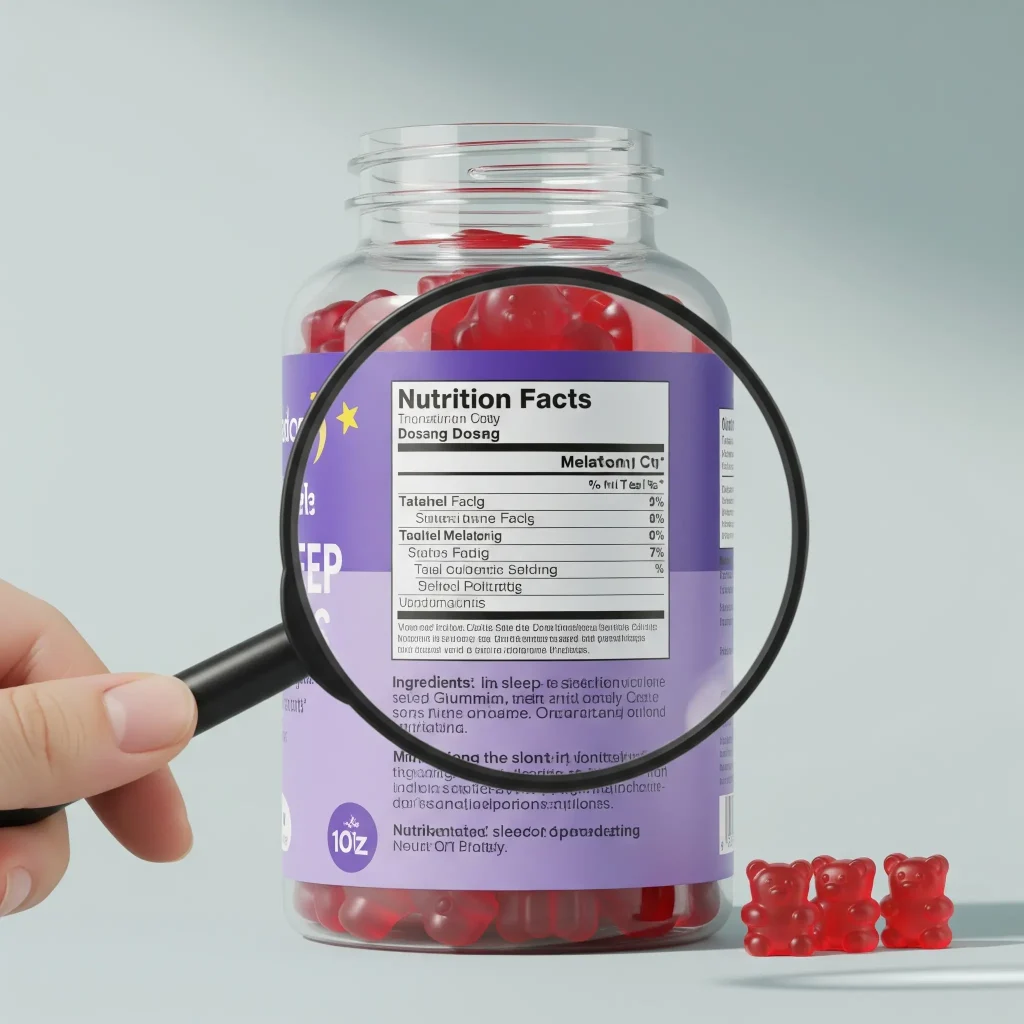 étiquette gummies