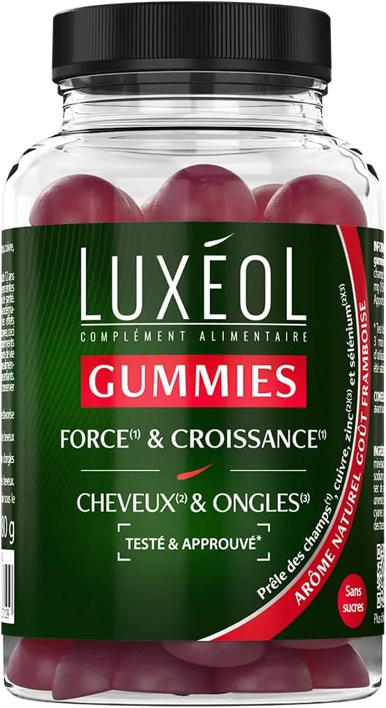 Luxéol cheveux gummies