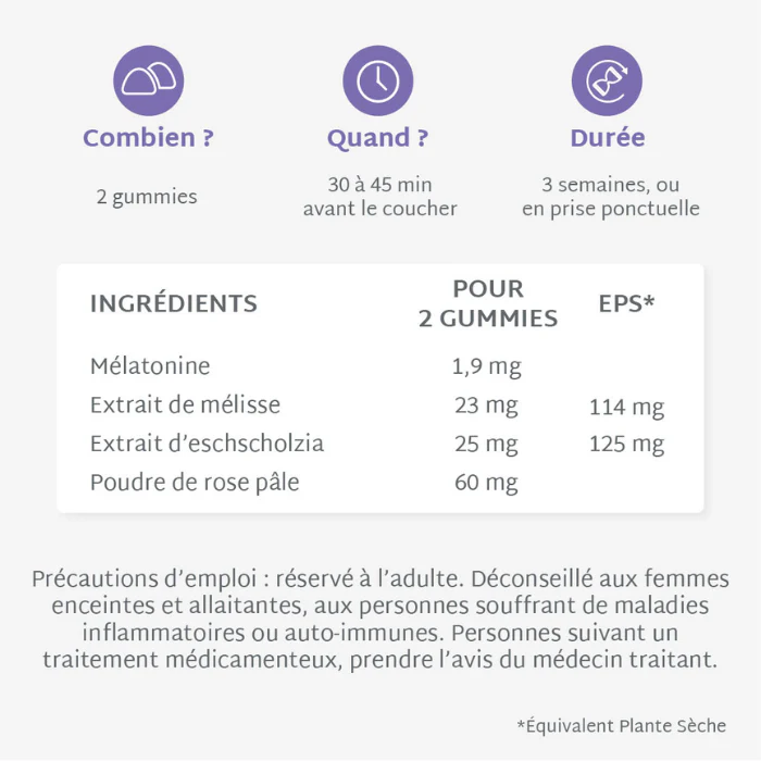 mium mab sommeil posologie et ingrédients