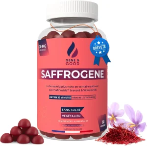 SaffroGene gummies safran breveté vegan France