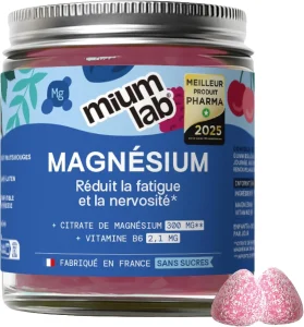 Mium Lab Magnésium gummies printemps énergie