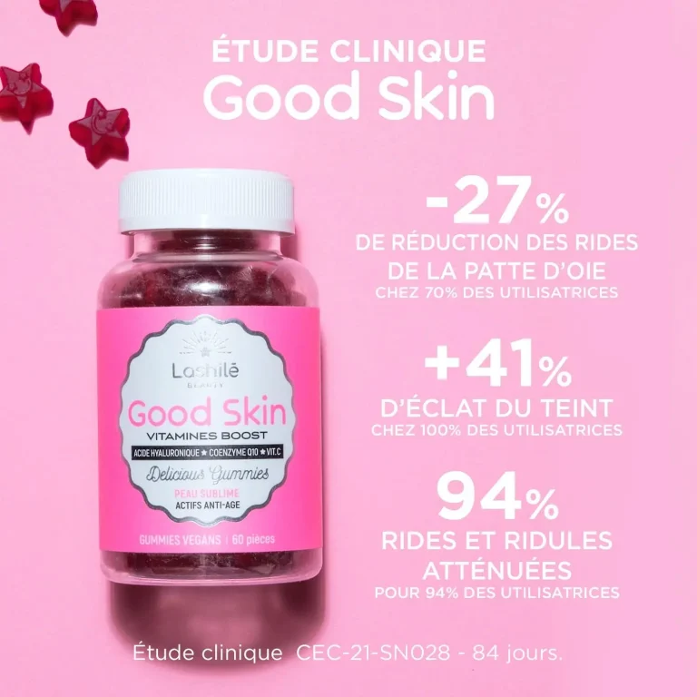 Résultats Good Skin avant après