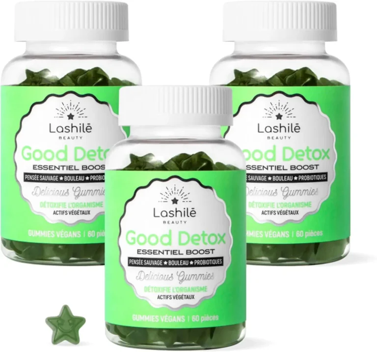 Lashilé Beauty Good Detox gummies vegan détoxifiants